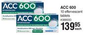 ACC 600 10 Effervescent Tablets 388550-Each