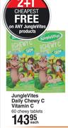 Jungle Vites Daily Chewy C Vitamin C 60 Chew Tablets-Each
