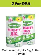 Twinsaver Mighty Big Roller Towels-For 2 
