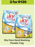 Sky Core Hand Washing Powder-For 2 x 3Kg