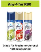 Glade Air Freshener Aerosol Assorted-For Any 4 x 180ml