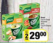 Knorr Cup A Soup Assorted-For 2 x 4s