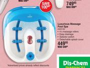 Dquip Luxurious Massage Foot Spa