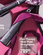 Nicky Clarke Hair Therapy Wide Plate Straightener
