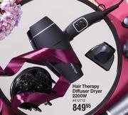 Nicky Clarke Hair Therapy Diffuser Dryer 2200W