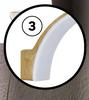 Inspire Wall Lamp LED 1500lm 4000K Alu Wood Eff 81494880
