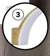 Inspire Wall Lamp LED 1500lm 4000K Alu Wood Eff 81494880