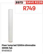 Floor Lamp LED 1200lm Dimmable 3000K Fab 81485633