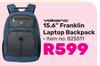 Volkano 15.6" Franklin Laptop Backpack 825511