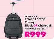 Volkano Falcon Laptop Trolley Black Or Charcoal 819136