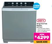 Defy 15Kg Twin Tub Washer DTT151