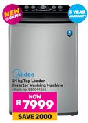 Midea 21Kg Top Loader Inverter Washing Machine 850014265