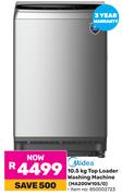 Midea 10.5Kg Top Loader Washing Machine MA200W105/G