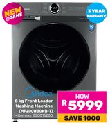 Midea 8Kg Front Loader Washing Machine MF200W80WB-T