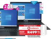 2 x Proline Intel Celeron Laptop-On Home Internet 250GB