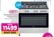 Defy 5 Burner New York Series Gas Cooker DGS902