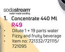 Sodastream Concentrate-440ml
