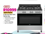 Defy 5-Burner New York Series Gas
