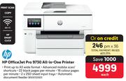 HP Officejet Pro 9730 All In One Printer