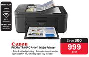 Canon Pixma TR4640 4 In 1 Inkjet Printer