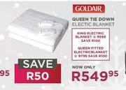 Goldair Queen Tie Down Electric Blanket