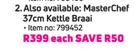 Master Chef 37cm Kettle Braai-Each