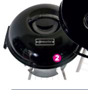 Master Chef 37cm Kettle Braai-Each