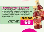 Wellington Sweet Chilli Sauce - 2 x 500ml