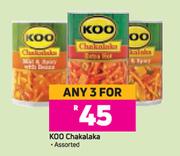 Koo Chakalaka Assorted-For Any 3