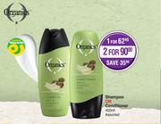 Organics Shampoo Or Conditioner Assorted-For 2 x 400ml