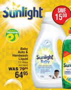 Sunlight Baby Auto & Handwash Liquid-1.5L