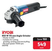Ryobi 850W 115mm Angle Grinder G-850-Each