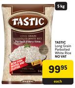 Tastic Long Grain Parboiled White Rice-5Kg Each 