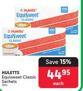 Huletts Equisweet Classic Sachets-100's Each