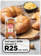 Food Lover's Jumbo Croissants-3 Per Pack