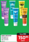 Marc Anthony Shampoo Or Conditioner (All Variants)-250ml Each