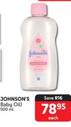 Johnson's Baby Oil-500ml