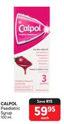 Calpol Paediatric Syrup-100ml