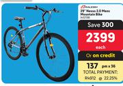 Raleigh 29" Nexus 2.0 Mens Mountain Bike-Each