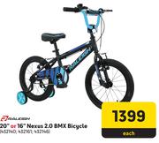 Raleigh 20" Or 16" Nexus 2.0 BMX Bicycle-Each