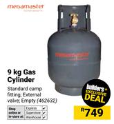 Megamaster Gas Cylinder-9kg 