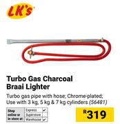 LK's Turbo Gas Charcoal Braai Lighter