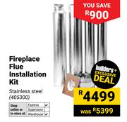 Fireplace Flue Installation Kit 