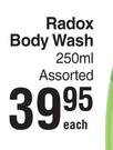 Radox Body Wash Assorted-250ml Each