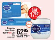 Eulactol Heel Balm Tube Or Jar-50g Each