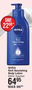 Nivea Rich Nourishing Body Lotion Assorted-625ml