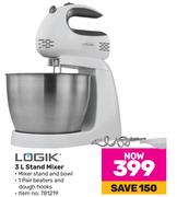 Logik 3Ltr Stand Mixer 