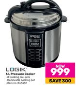 Logik 6Ltr Pressure Cooker 