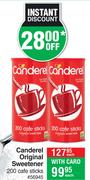 Canderel Original Sweetener 200 Cafe Sticks-Each