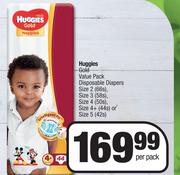 Huggies Gold Value Pack Disposable Diapers-Per Pack